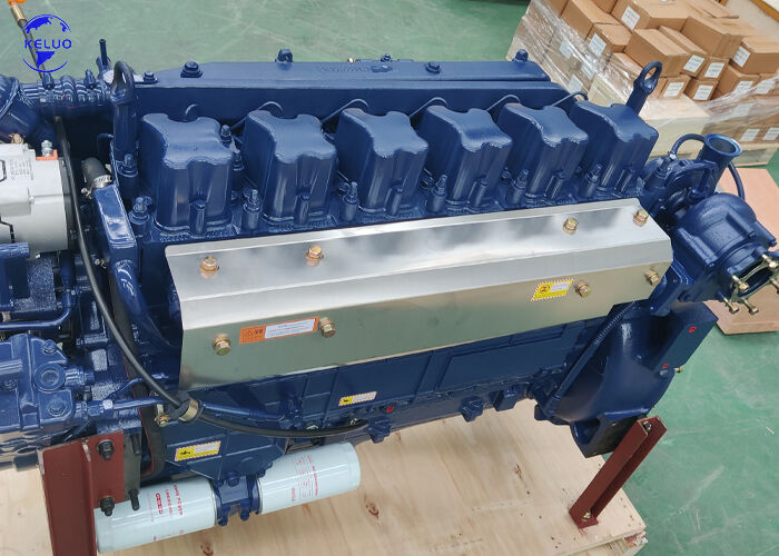 पूर्ण 6 सिलेंडर निर्माण मशीनरी डीजल इंजन Assy WP10 जनरेटर सेट के लिए ट्रक समुद्री